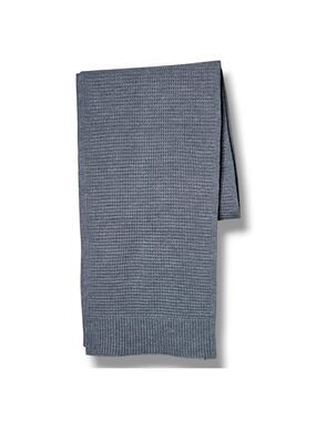 BANANA REPUBLIC 100% Extra Fine Merino Wool Washable Stretchy Scarf 70” Length